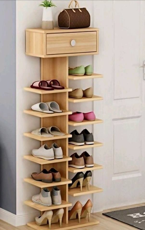 خزانة أحذية - 40 × 30 × 150 سم | V72-A-28