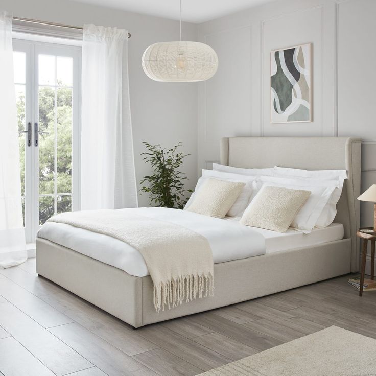 Bed – Beige, 120x200cm