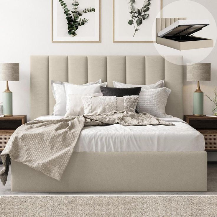 Bed – Off-White, 120x200cm