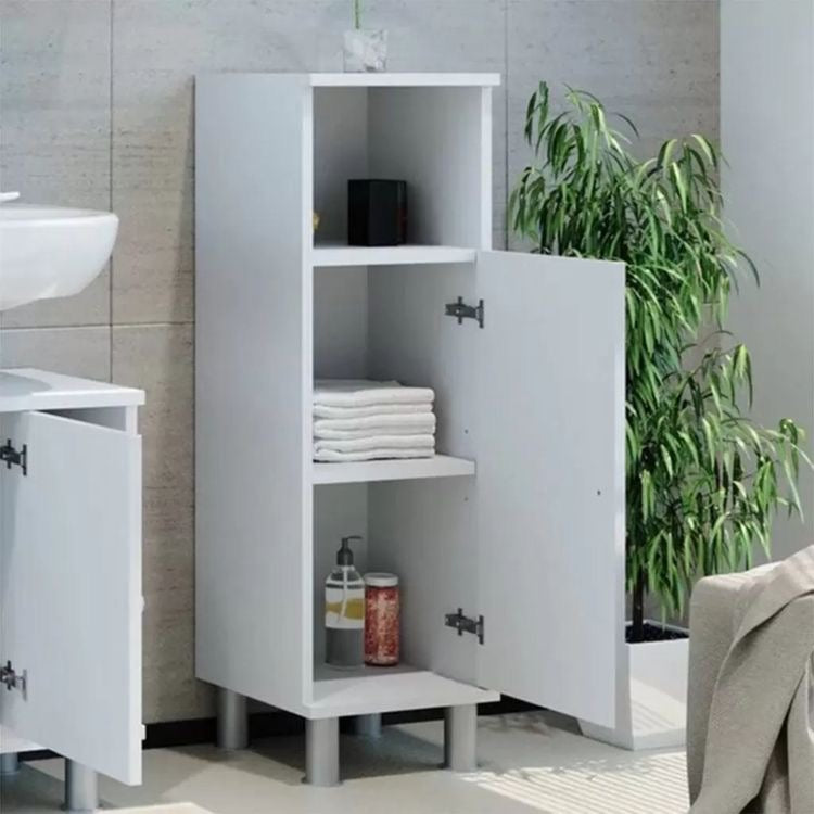 Compact Bathroom Unit – White, 30x30cm