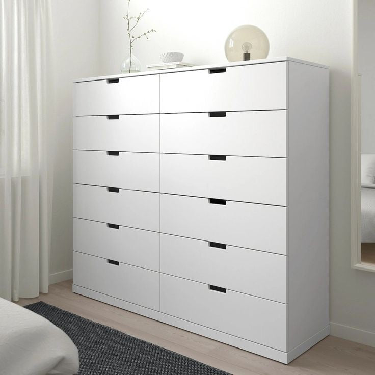 Spacious Drawer Unit – White, 120x40cm