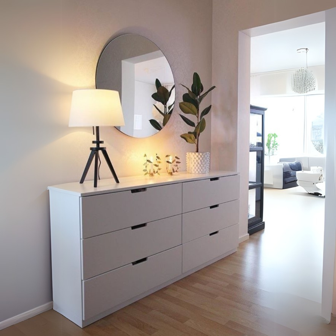 Spacious Drawer Unit – White, 120x40cm