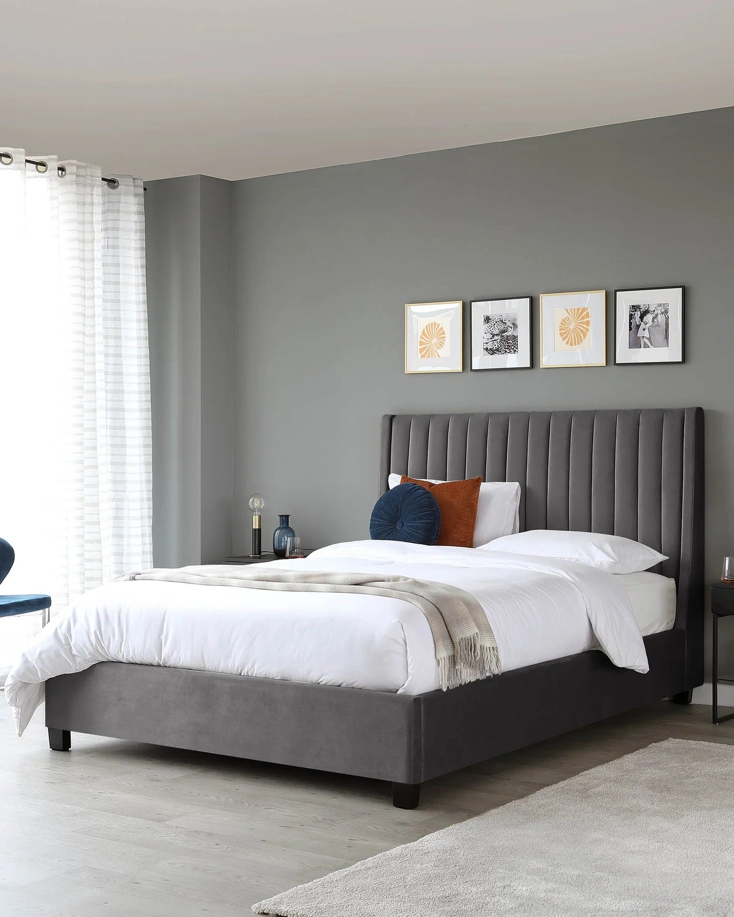 Bed – Grey, 100x195cm