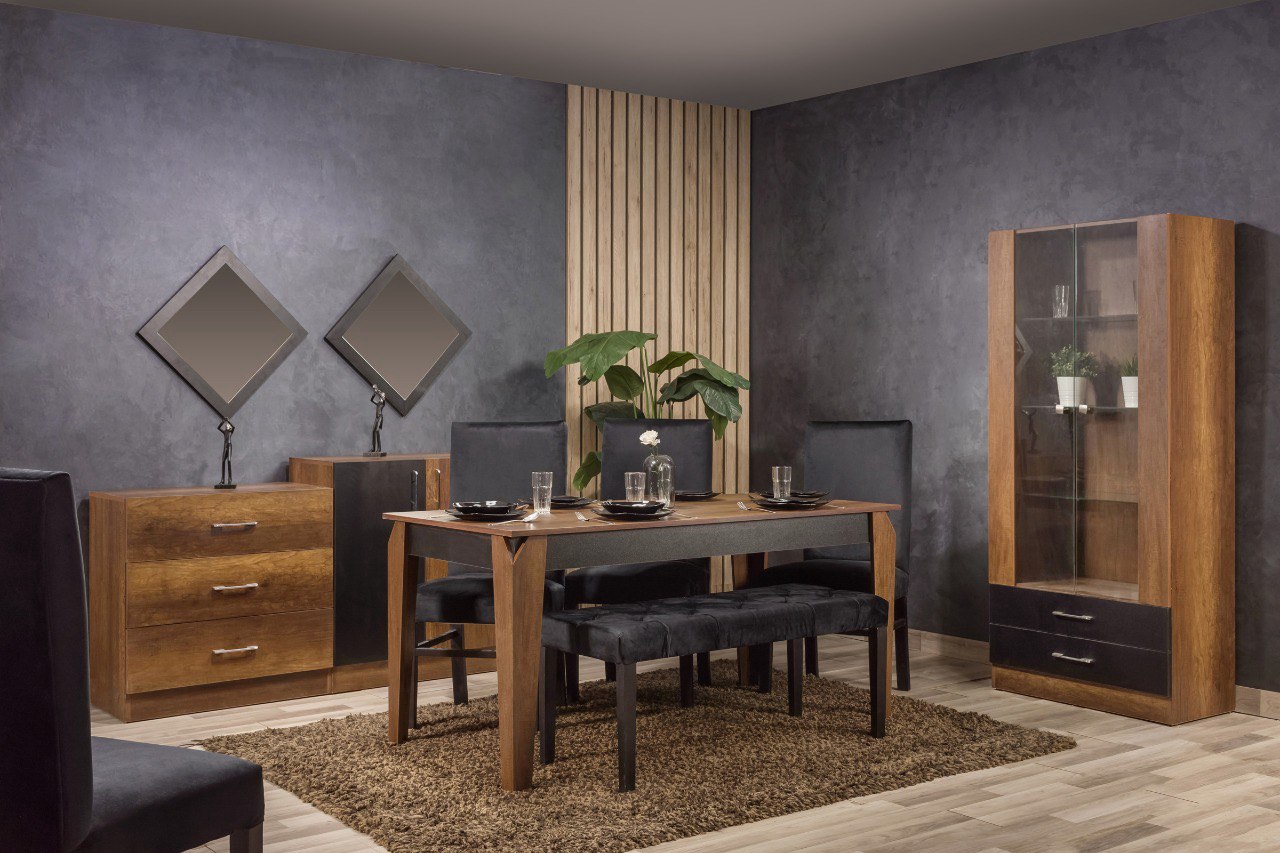 غرفة طعام - خشب ليفي متوسط الكثافة | HA-DRS-12