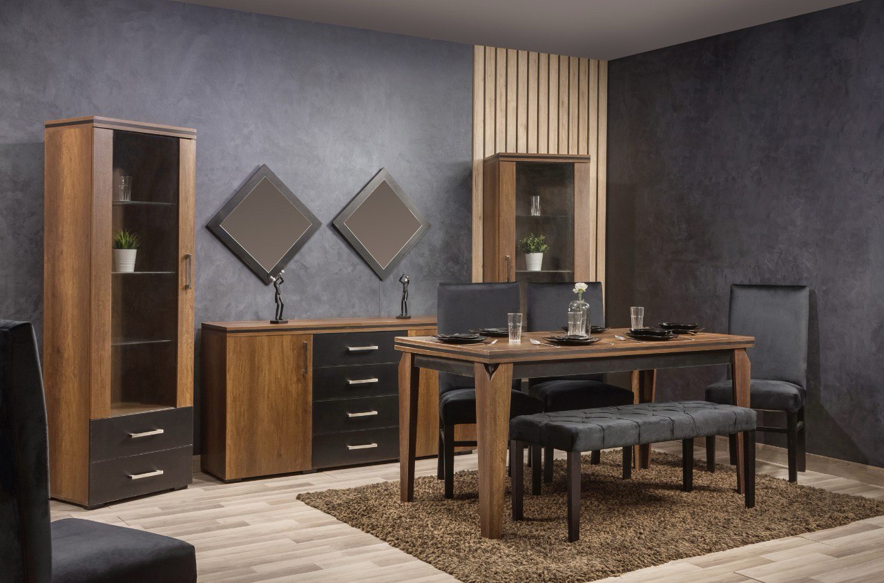 غرفة طعام - خشب ليفي متوسط الكثافة | HA-DRS-15