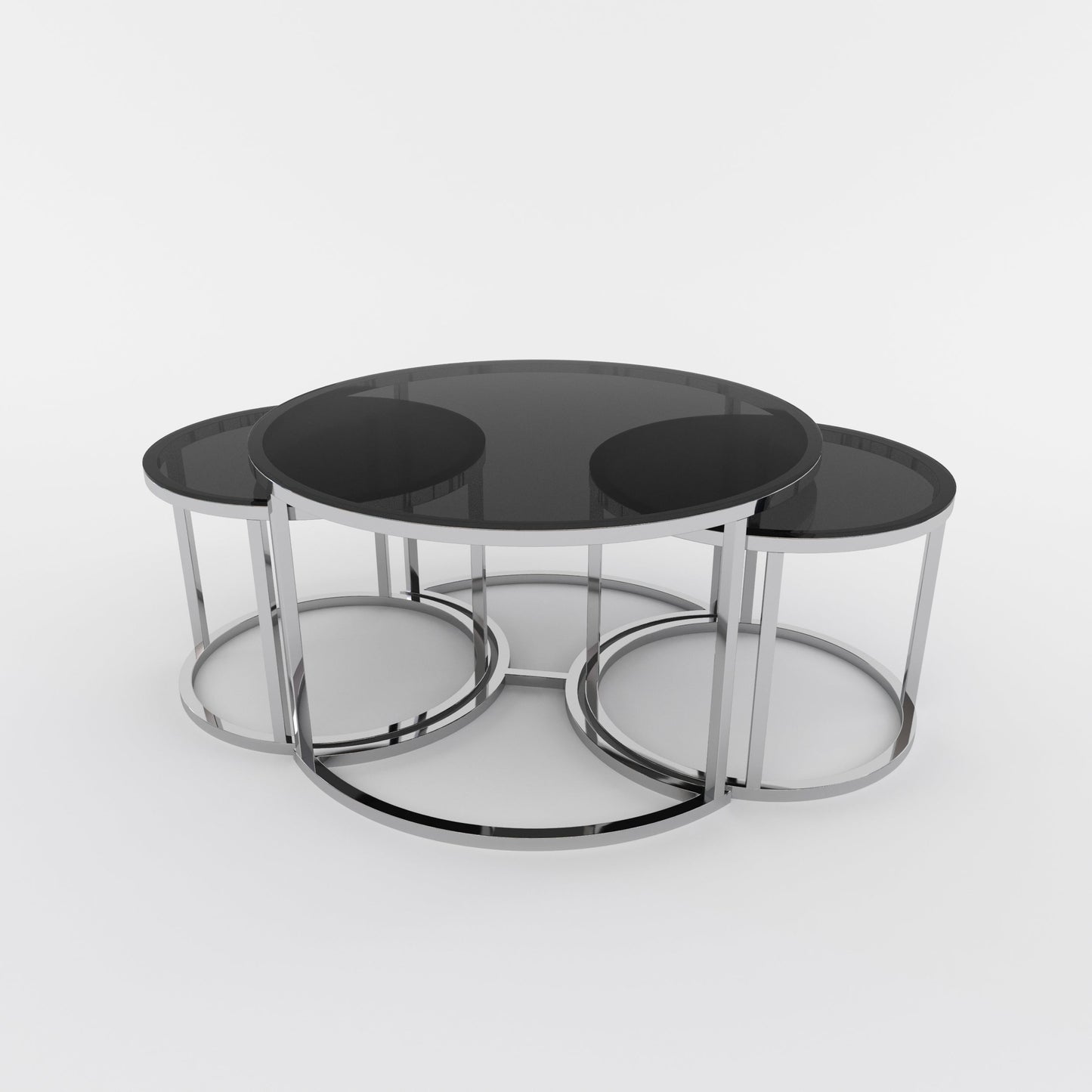Side Table – Ø80/50cm, H47cm