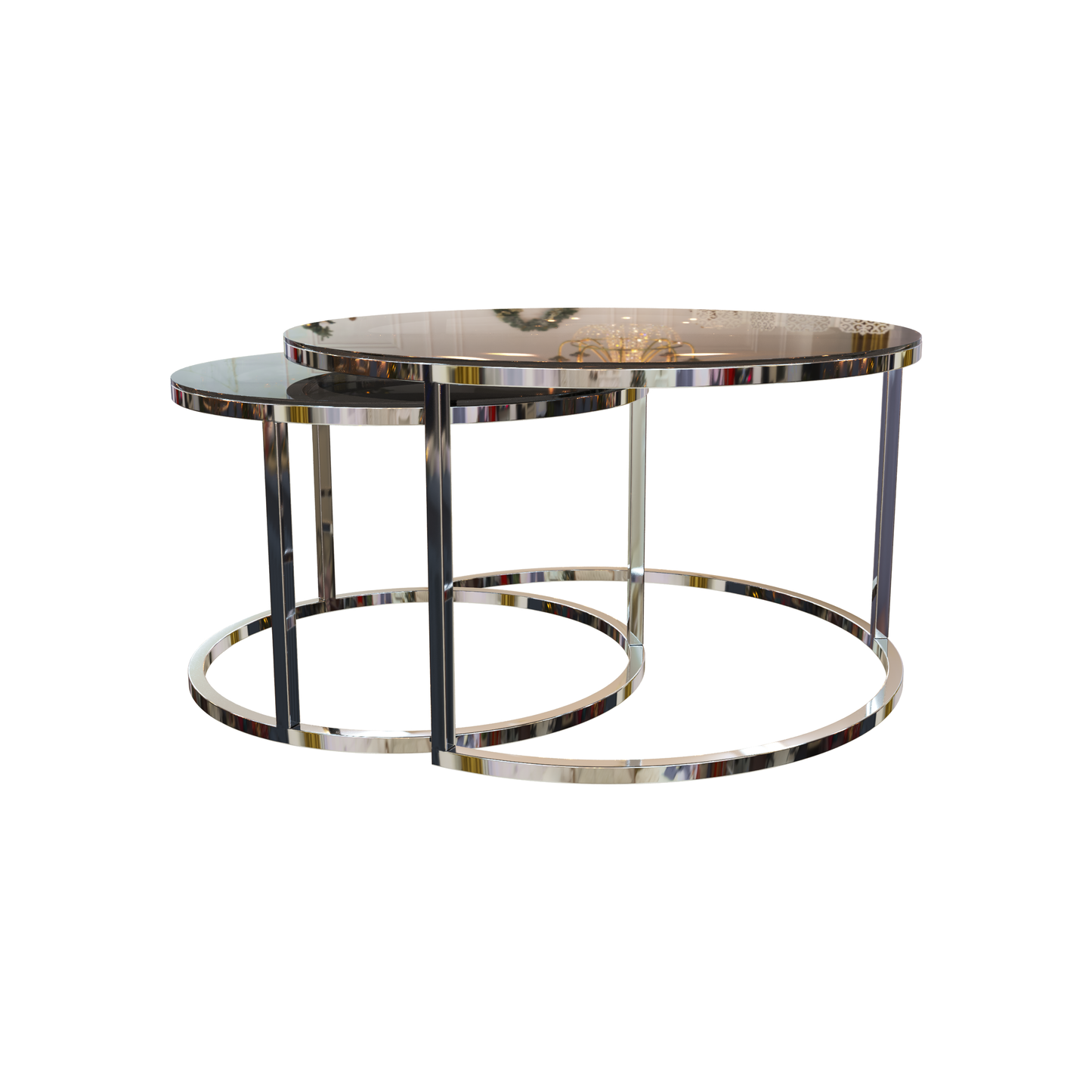 Side Table – Ø80/60cm, H47cm