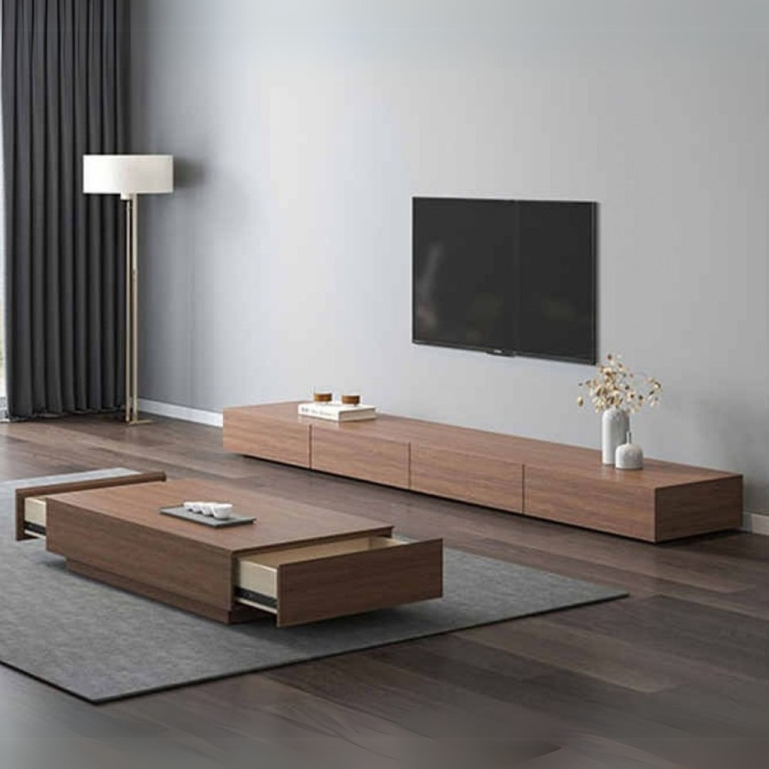 Table Set – Wooden, 240x40cm