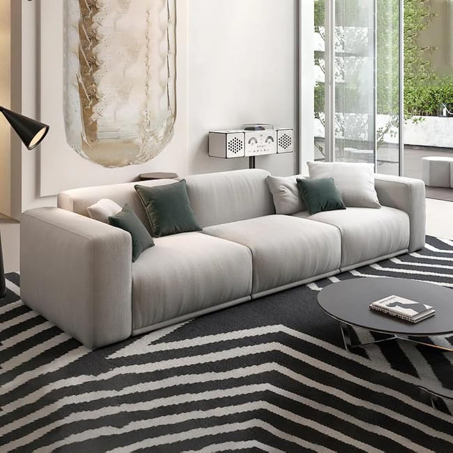 Loveseat Sofa – Linen, 220x80cm