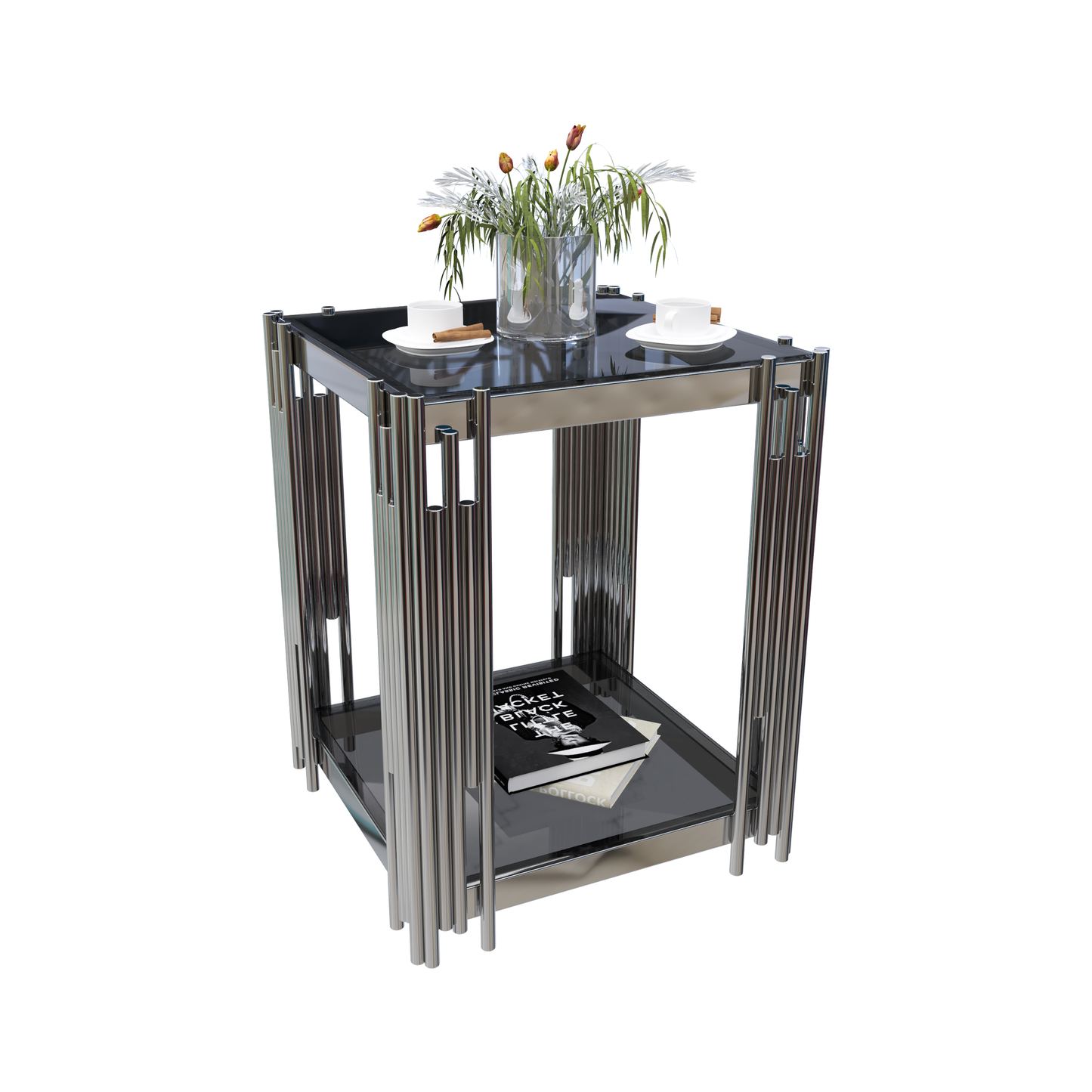 Compact Side Table – MDF, 60x45cm