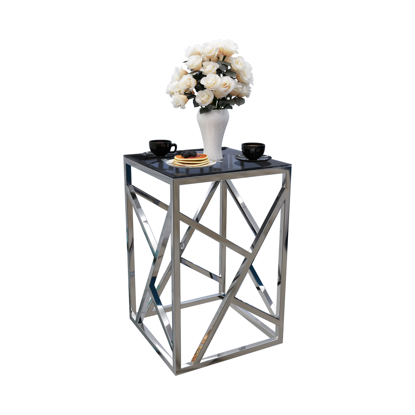 Compact Side Table – MDF, 60x40cm