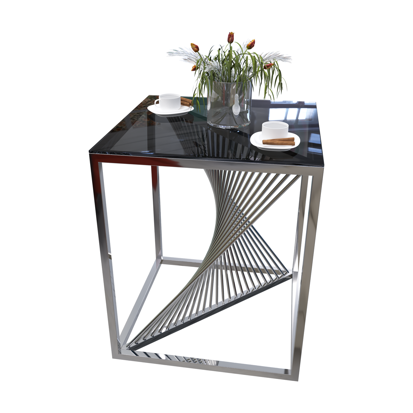 Compact Side Table – MDF, 60x45cm