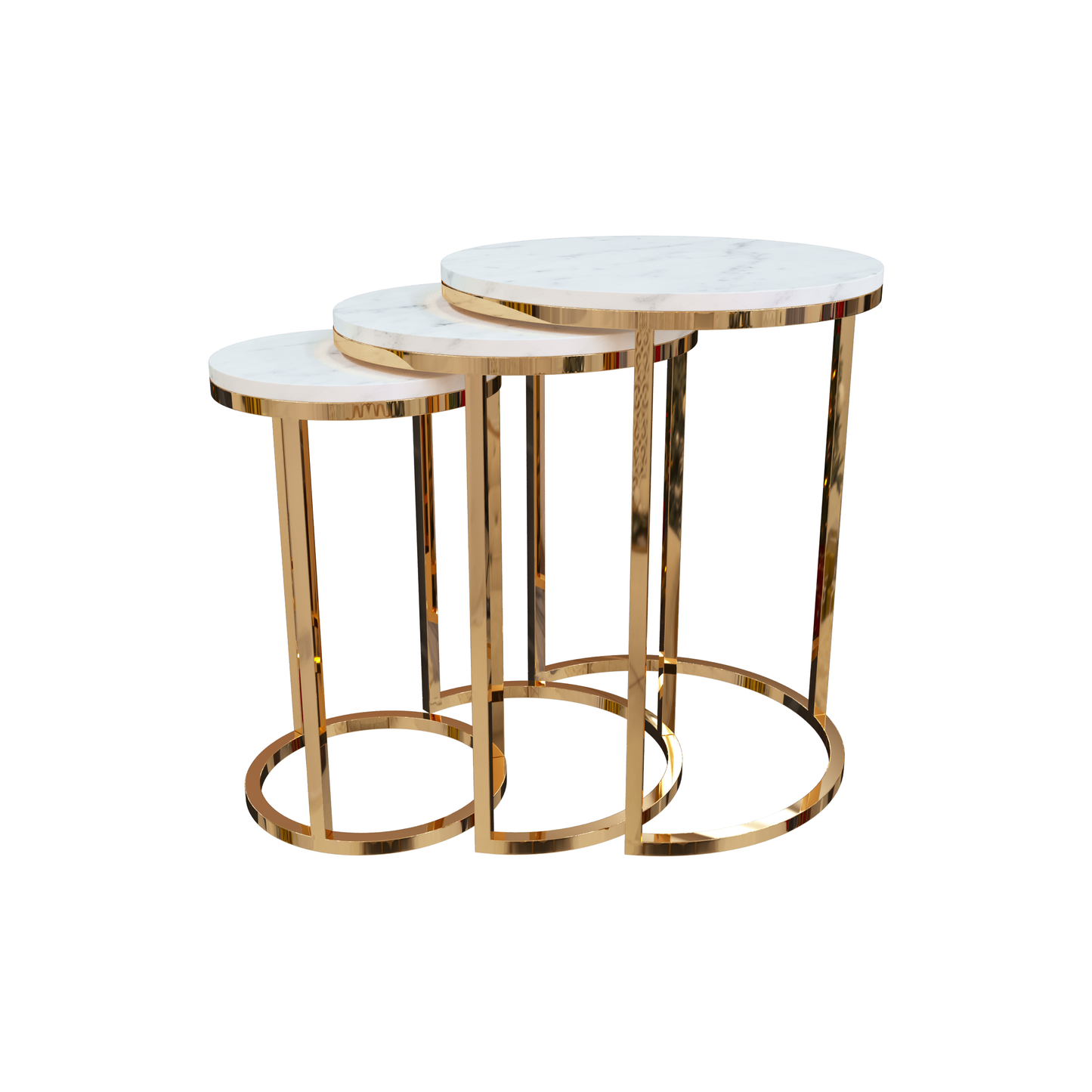 Side Table – Set of 3 (Ø50/40/30cm, H55/60/65cm)