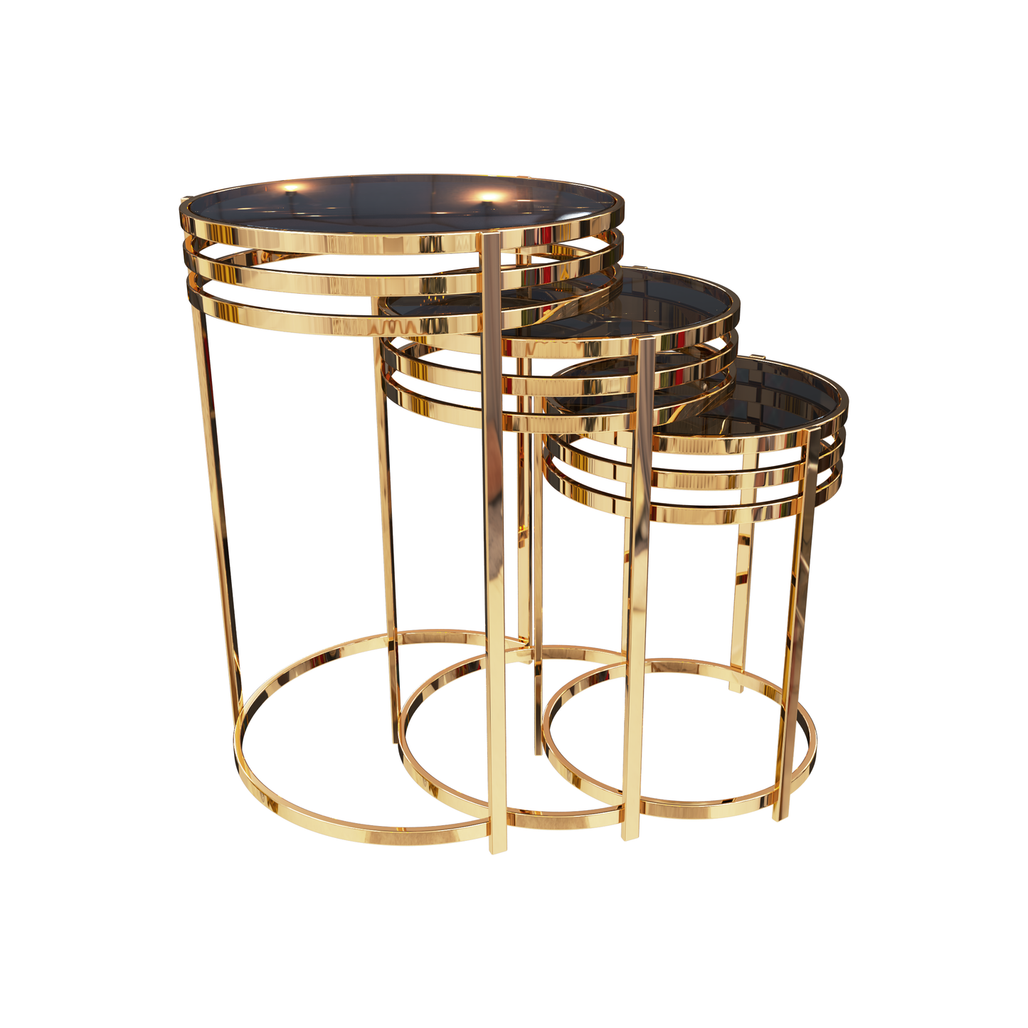 Side Table – Set of 3 (Ø36/41/46cm, H55/60/65cm)