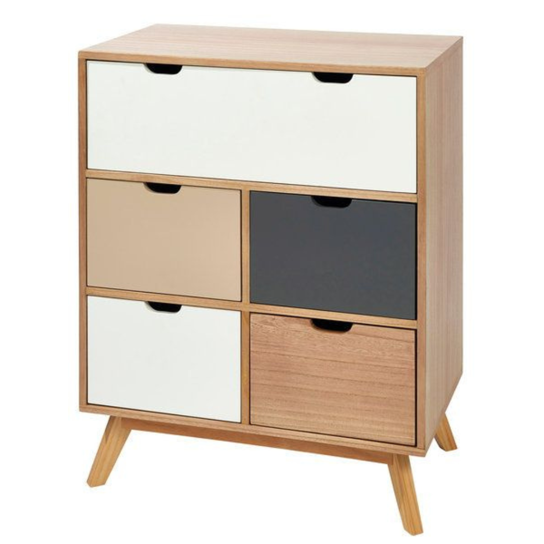 خزانة أحذية خشبية - 70 × 40 × 100 سم | SU18