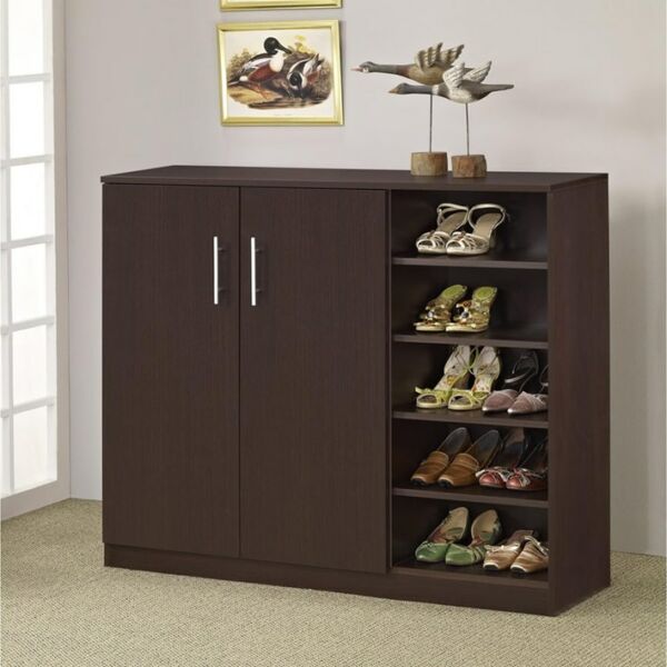 Large Shoe Rack – Brown, 120x40cm