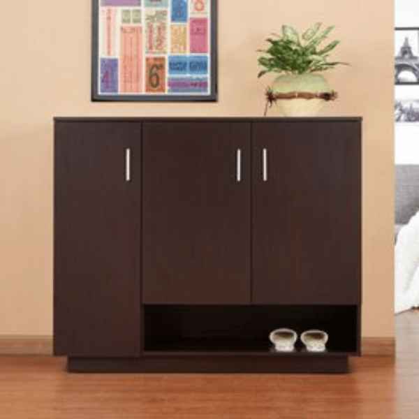 Large Shoe Rack – Brown, 120x40cm