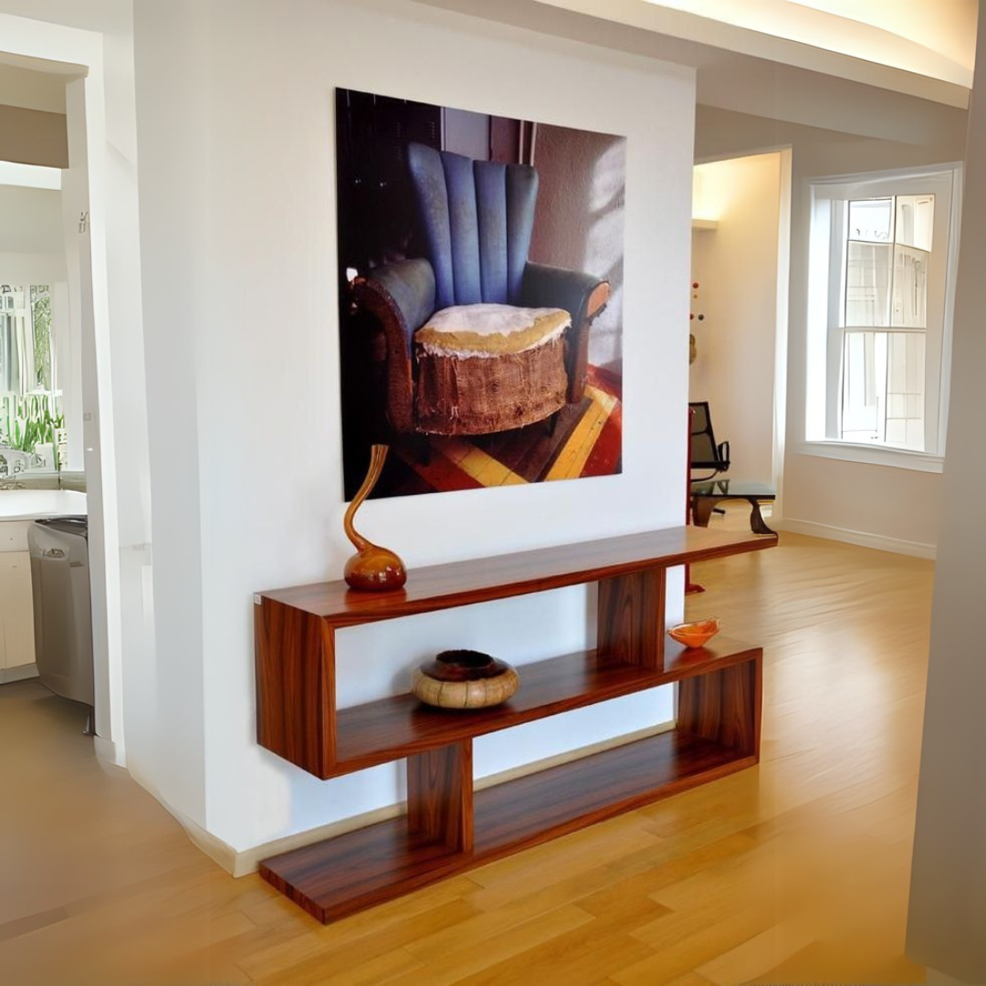 Compact TV Unit – Brown, 120x30cm