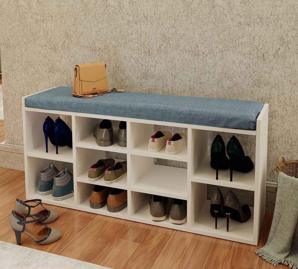 Slim Shoe Rack – MDF, 30x55cm