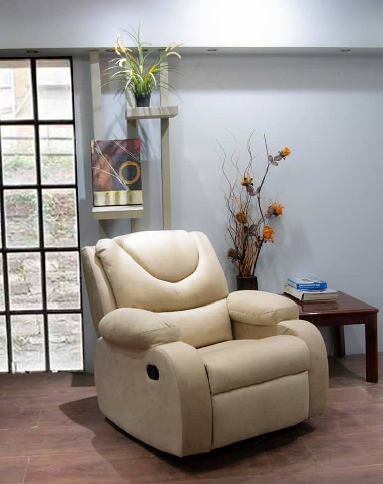 كرسي استرخاء بيج - 100 × 90 × 90 سم | V60-KZ4