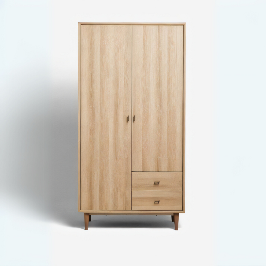 Compact Wardrobe – Wooden, 100x50cm