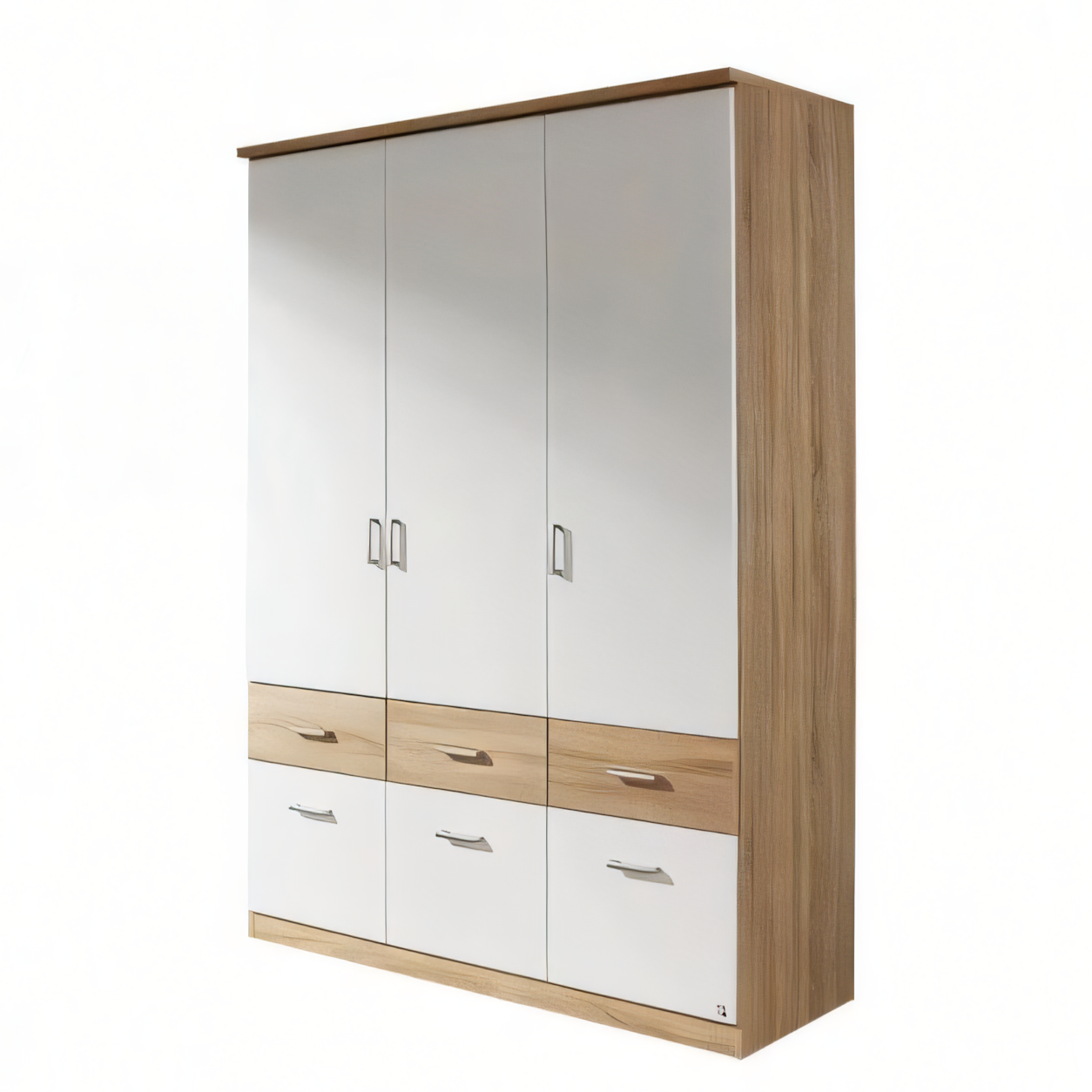Wardrobe – Wooden & White, 160x50cm