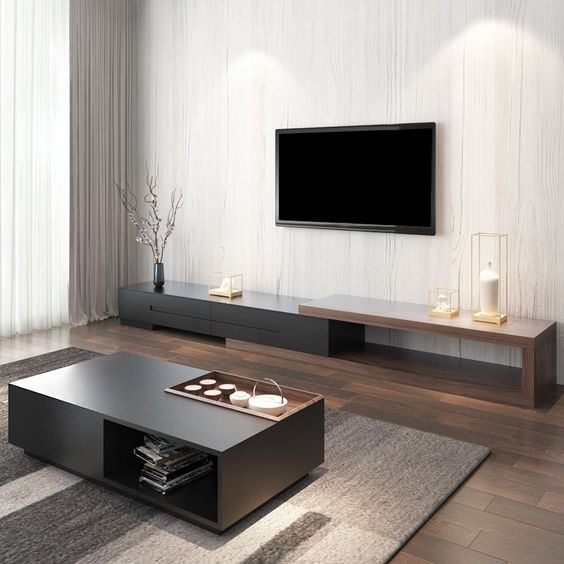 Table Set – Black & Brown, 240x40cm
