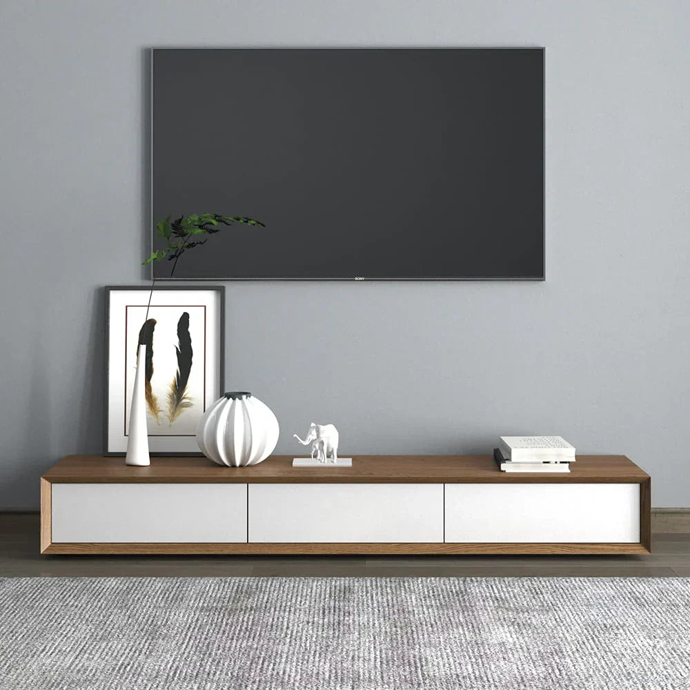 TV Unit – White & Brown, 160x40cm