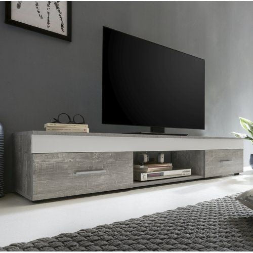 TV Unit – Grey & White, 160x40cm