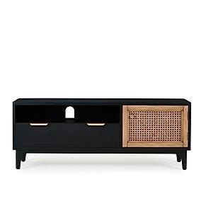 Compact TV Unit – Black, 140x40cm