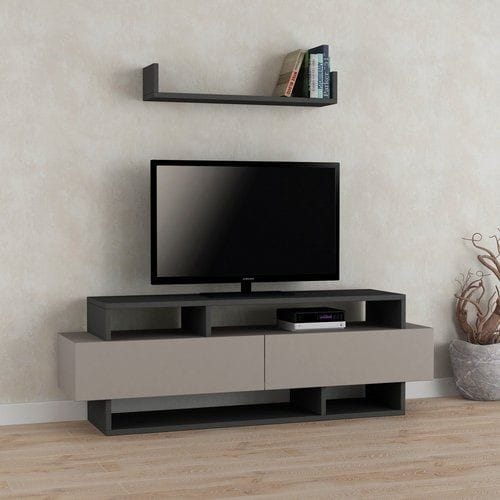 Compact TV Unit – MDF, 120x30cm