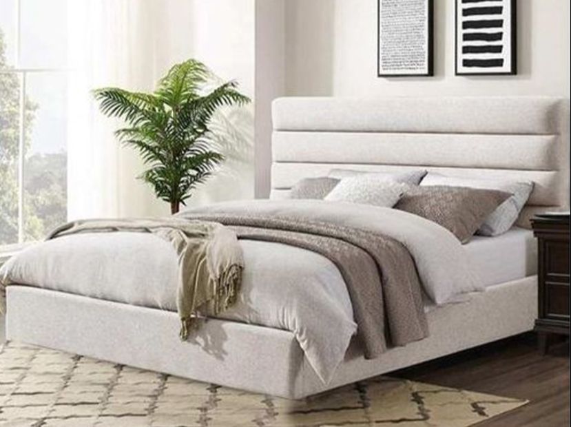 Bed – Beige, 120x200cm