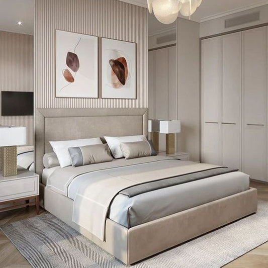 Bed – Beige, 120x200cm