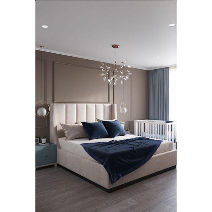 Bed – Beige, 120x200cm