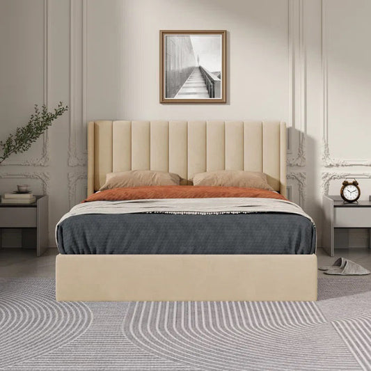 Bed – Beige, 100x195cm