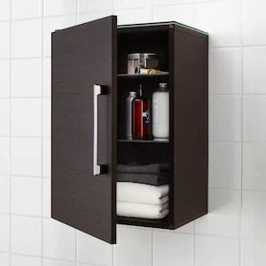 Spacious Bathroom Unit – Brown, 40x20cm