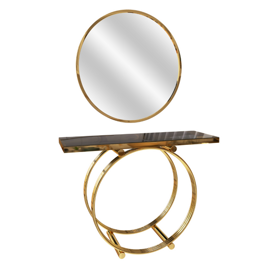 Console & Mirror - 90 x 40 x 120 cm | V53-CMG-055
