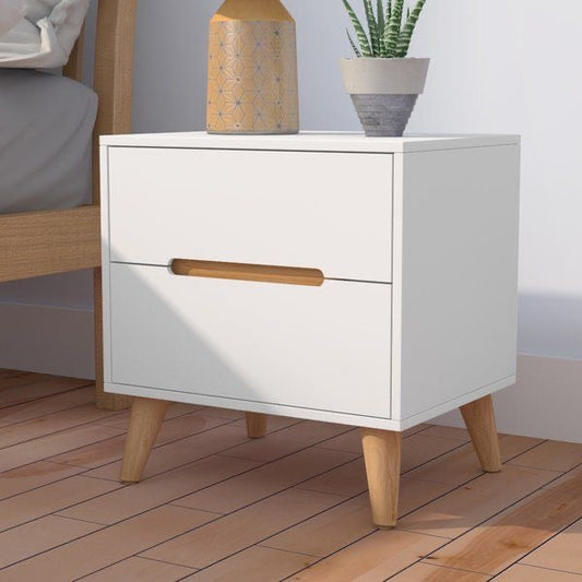 Commode Wooden & White - 40 x 40 x 50 cm | CO3