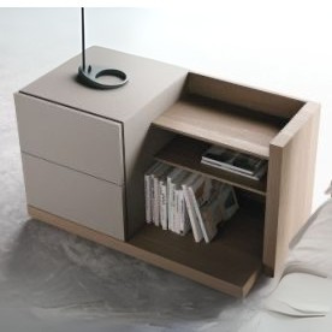 Commode – Wooden & White, 70x40cm