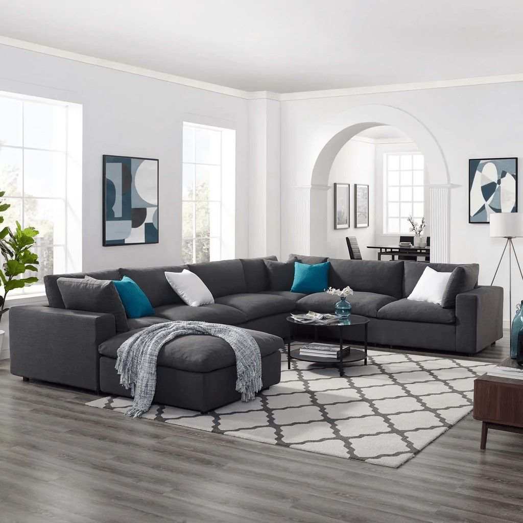 Oversized Sofa – Linen, 330x220cm