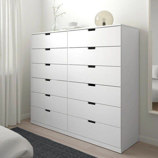 Spacious Drawer Unit – White, 120x40cm