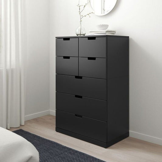 Compact Drawer Unit – Black, 70x40cm