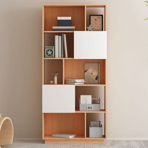 Display Unit – Wooden & White, 80x20cm