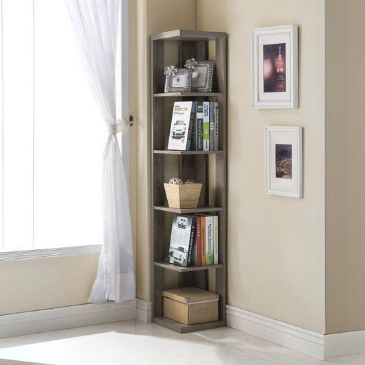 وحدة عرض رمادية - 35 × 35 × 180 سم | DU6 