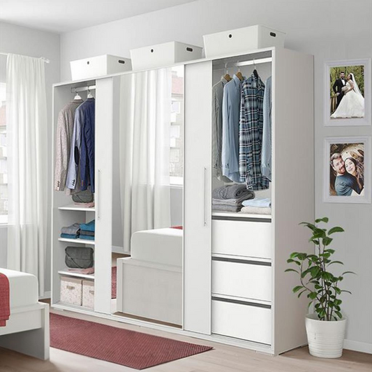 Spacious Wardrobe – MDF, 50x180cm