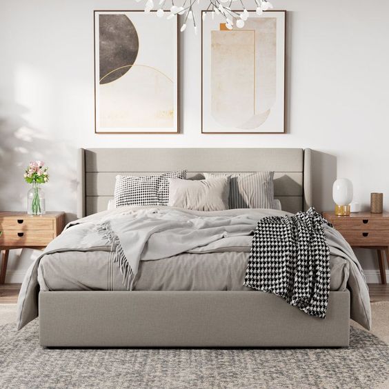 Bed – Grey, 100x195cm