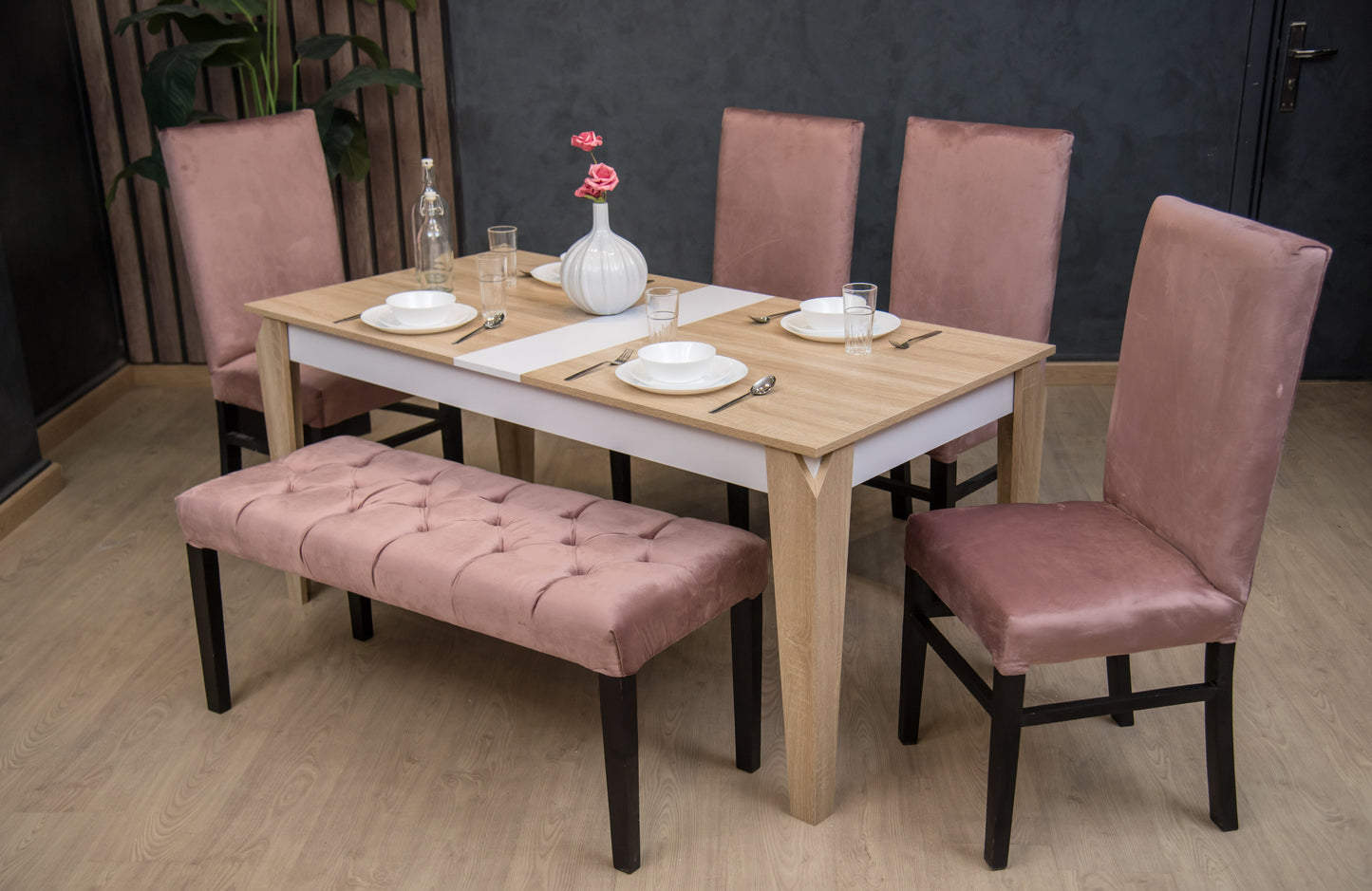 Dining Table - 160 x 80 x 76 cm | HA-DT-242