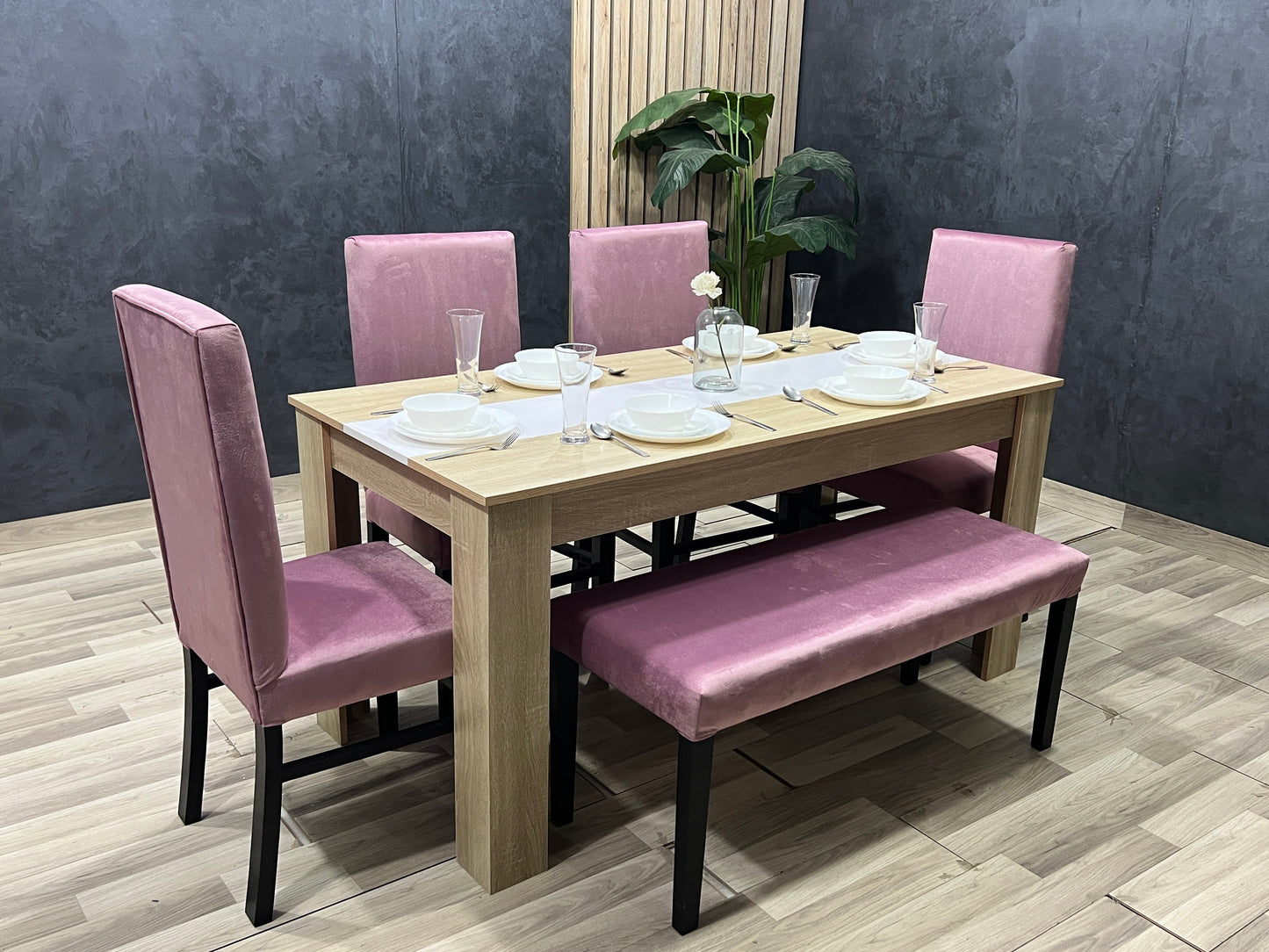Dining Table - 160 x 80 x 76 cm | HA-DT-54