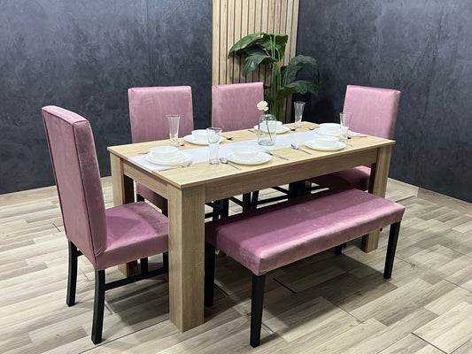 Dining Table - 160 x 80 x 76 cm | HA-DT-54