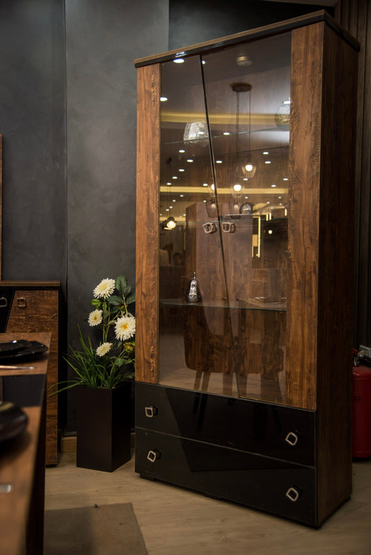 وحدة عرض - 100 × 40 × 180 سم | HA-DU-7 